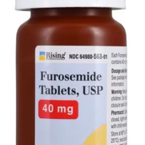 Furosemide 40 mg x 100 Tablets