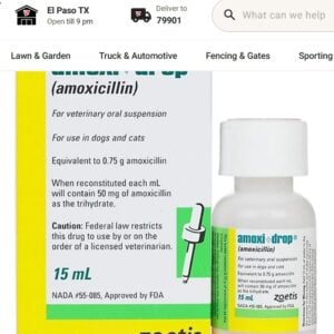 Amoxi Drop 50mg 15ml Susp