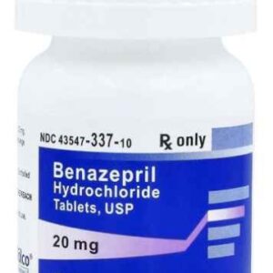Benazepril 20mg x 100 Tablets..