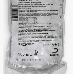 Lactated Ringer x500ml 24/CS