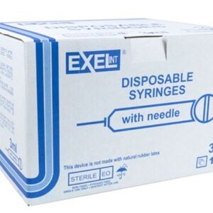 Syr EXEL 3cc w/o Ndle x 100 Luer Lock