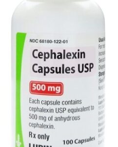 Cephalexin 500 mg x 100 capsule