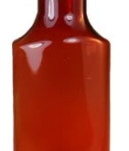 Oval-Amber Plastic 2oz  200/CS