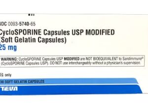 Cyclosporin (Atopica) 25 mg 9 t