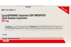 Cyclosporin (Atopica) 50 mg 16