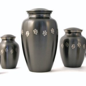 J0316PSL Paw Print Urn Lg