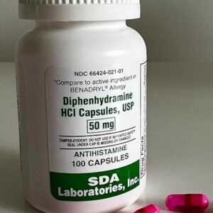 Diphenhydramine 50mg x 100..