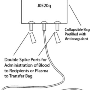 J0520Q Blood Bag 250 w/CPDA #1
