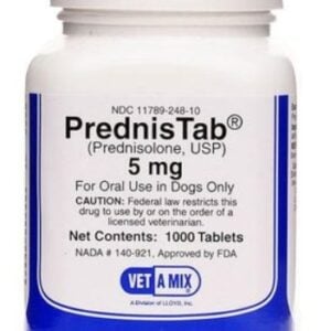 Prednisolone 5mg tabs x 1000 12