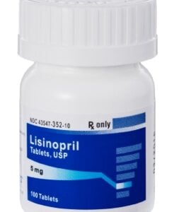 Lisinopril 5mg x 1000 Tablets