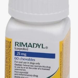 Rimadyl Chewable 25mg x 60 12/c
