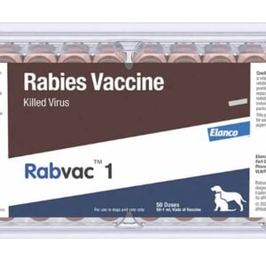 Rabvac 1yr 50 x 1ml 50/tray