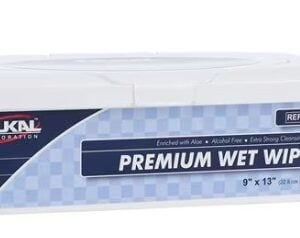 Wet Wipes, 9" x 13" Plastic Tub