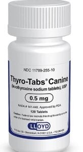 Thyro-Tabs 0.5 mg X 120 tabs