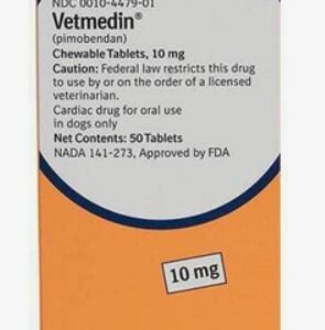 Vetmedin, 10mg x 50 Chew Tabs